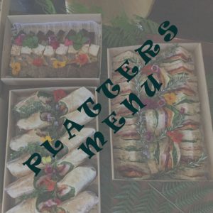 Platters Menu